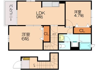 ミレニアムST弐番館の物件間取画像